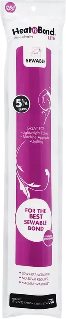 HeatnBond Lite iron-on adhesive value pack.